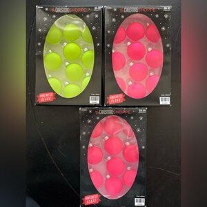 Neon vintage Christmas ornaments GLASS ORNAMENTS